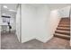 Basement with carpeted stairs and office area at 720 Raleigh St, Denver, CO 80204