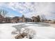 Seasonal swimming pool covered with winter tarps at the community clubhouse at 17525 Wilde Ave # 307, Parker, CO 80134