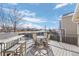 Deck with patio furniture, offering scenic views at 4224 Deer Watch Dr, Castle Rock, CO 80104