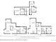 Detailed floor plan showcasing the layout of the home's three levels at 2828 Shadow Dance Dr, Castle Rock, CO 80109