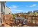 Cozy outdoor space on a back deck with seating and a view of the surrounding neighborhood at 6310 S Ider St, Aurora, CO 80016