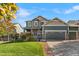 Inviting two-story home with stone accents, manicured lawn, and a convenient two-car garage at 6310 S Ider St, Aurora, CO 80016