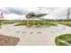 Community common area with picnic tables, shade structures, and easy access for neighborhood gatherings at 7814 Grady Cir, Castle Rock, CO 80108