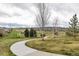 Scenic view of community park with walking path and green spaces at 7814 Grady Cir, Castle Rock, CO 80108