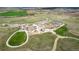 Aerial view of the community playground with various playing structures for different age groups at 7814 Grady Cir, Castle Rock, CO 80108