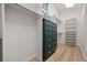Spacious walk-in closet with custom built-in drawers and shelving for optimal storage at 344 Saint Paul St, Denver, CO 80206