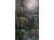 Close-up showcasing the vibrant and detailed wallpaper featuring lush trees and foliage at 344 Saint Paul St, Denver, CO 80206