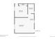 Floor plan of detached guest house layout with living room, kitchen, bedroom, bathroom, and closet at 4900 Beverly Dr, Berthoud, CO 80513