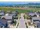 Residential neighborhood street view with new homes at 3319 Emily St, Castle Rock, CO 80109