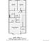 Second floor plan features bedrooms, baths, laundry and walk-in closet at 17224 Lark Water Ln # D, Parker, CO 80134