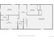Detailed floor plan showcasing the layout of the home's second floor, with dimensions at 6923 S Albion St, Centennial, CO 80122