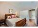 Bright bedroom with a queen bed and lots of natural light at 4993 Sedona Cir, Parker, CO 80134