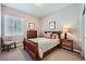 Cozy bedroom with a queen bed and built in dresser at 4993 Sedona Cir, Parker, CO 80134