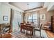 Formal dining room with hardwood floors and chandelier at 4993 Sedona Cir, Parker, CO 80134