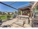 Relax in the hot tub on the patio, complete with pergola at 4993 Sedona Cir, Parker, CO 80134