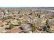 Aerial view of the property and surrounding neighborhood at 3272 W Stanford W Ave, Englewood, CO 80110