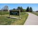 View of Orchard Park sign located across the street from the property in the Westminster community at 7071 Beach St, Westminster, CO 80030
