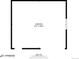 A floor plan of the garage, with clearly marked dimensions for potential buyers at 935 Newark St, Aurora, CO 80010
