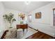 Bright home office with hardwood floors, charming desk, and warm decor at 229 Albion St, Denver, CO 80220