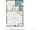 Basement floor plan features laundry room, recreation room, bedroom, bathroom, and hallway at 6676 S Kit Carson St, Centennial, CO 80121