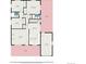 Detailed floor plan showcasing the layout of the home's main level, including the kitchen and bedrooms at 6676 S Kit Carson St, Centennial, CO 80121