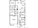 First floor plan showing the layout of the home with measurements for each room at 1144 Ridgefield Dr, Berthoud, CO 80513