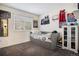 bedroom with gray daybed and basketball decor at 8975 S Coyote St, Highlands Ranch, CO 80126