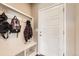 Mud room with practical storage solutions and easy access to the main entrance at 785 Iris St, Brighton, CO 80601