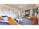 Bright living room featuring neutral tones, fireplace, and modern decor for a cozy atmosphere at 1582 Fairfax St, Denver, CO 80220