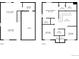 Floorplans featuring kitchen, living room, laundry, garage, bedrooms, baths, and walk-in closets at 4528 Andes St, Denver, CO 80249