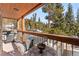 Private balcony featuring outdoor seating at 107 Skiwatch Dr # 329, Breckenridge, CO 80424