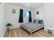 Inviting bedroom with decor, natural light and wood floor at 3355 Talisman Ct # C, Boulder, CO 80301