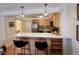 Efficient kitchen design with stainless steel appliances and breakfast bar at 1833 N Williams St # 507, Denver, CO 80218