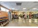 Resident gym with weights and machines at 410 Acoma St # 515, Denver, CO 80204