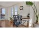 Modern office space, boasting natural light, a stylish desk, and decorative accents at 410 Acoma St # 515, Denver, CO 80204