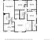 Third floor layout featuring bedrooms, bathrooms, laundry, and a sitting area at 11744 Magnolia Dr, Thornton, CO 80233