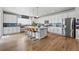 Spacious kitchen featuring a large island, modern appliances, and ample cabinet space at 11744 Magnolia Dr, Thornton, CO 80233