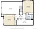 Basement floor plan illustrating the layout of the bedrooms, utility room, and bathroom at 11129 Paradise Ln, Firestone, CO 80504