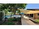 Restaurant poolside seating area with shade and a lovely view at 13626 E Bates Ave # 302, Aurora, CO 80014