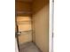Interior walk-in storage with built-in chrome shelving provides room for organization at 10251 W 44Th Ave # 7-106, Wheat Ridge, CO 80033