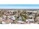 Wide aerial view of the property and surrounding neighborhood at 118 S Eldridge Way, Golden, CO 80401