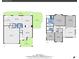 Home floorplan featuring both levels, open concept main floor and upstairs bedrooms and bathrooms at 19447 E Bellisario Creek Dr, Parker, CO 80134