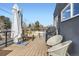 Spacious rooftop deck with seating and city views at 2951 E Evans Ave, Denver, CO 80210