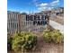 Beeler Park sign at entrance at 8157 E 53Rd Dr, Denver, CO 80238