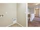 Laundry room featuring hookups for a washer and dryer, located on the second floor at 443 Hermosa St, Brighton, CO 80603