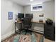 Functional home office with modern desk setup, perfect for remote work at 3401 N Steele St, Denver, CO 80205