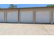 Row of exterior garages in a condominium complex for parking at 3164 S Wheeling Way # 302, Aurora, CO 80014