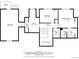Detailed floor plan showcasing the layout of the second floor with clearly labeled bedrooms, bathrooms, and deck at 6707 S Elizabeth St, Centennial, CO 80122
