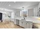 Bright kitchen with white cabinets, stainless steel appliances, and a cozy dining area at 6707 S Elizabeth St, Centennial, CO 80122