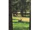 Beautiful buck with a large rack stands among the trees on this wooded lot at 5030 Cedar Way, Elizabeth, CO 80107